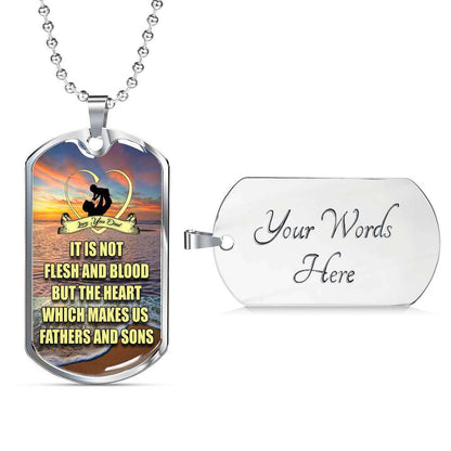 Son Dog Tag, Custom Picture Dog Tag For Son, Gift For Son, Son Necklace, Father And Son Dog Tag-151 Gifts For Son Rakva