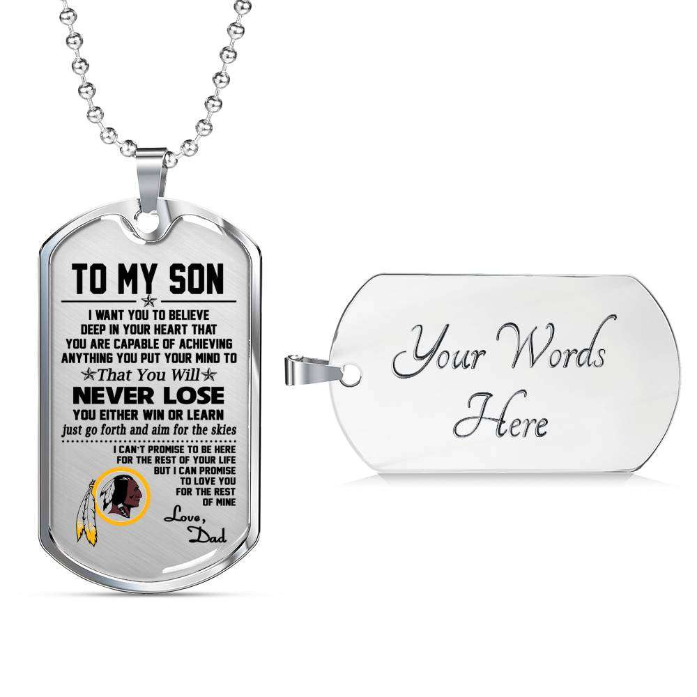 Son Dog Tag, Custom Picture Dog Tag For Son, Gift For Son, Son Necklace, Father And Son Dog Tag-159 Gifts For Son Rakva