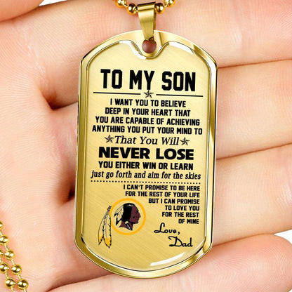 Son Dog Tag, Custom Picture Dog Tag For Son, Gift For Son, Son Necklace, Father And Son Dog Tag-159 Gifts For Son Rakva
