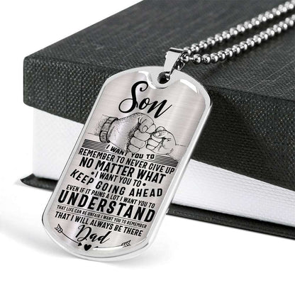 Son Dog Tag, Custom Picture Dog Tag For Son, Gift For Son, Son Necklace, Father And Son Dog Tag-30 Gifts For Son Rakva