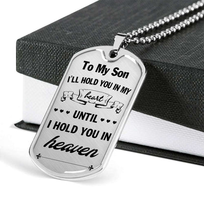 Son Dog Tag, Custom Picture Dog Tag For Son, Gift For Son, Son Necklace, Father And Son Dog Tag-48 Gifts For Son Rakva