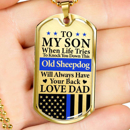 Son Dog Tag, Custom Picture Dog Tag For Son, Gift For Son, Son Necklace, Father And Son Dog Tag-50 Gifts For Son Rakva