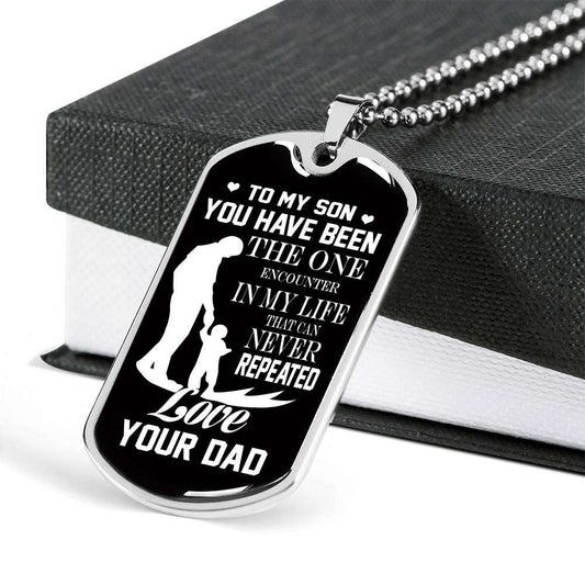 Son Dog Tag, Custom Picture Dog Tag For Son, Gift For Son, Son Necklace, Father And Son Dog Tag-85 Gifts For Son Rakva