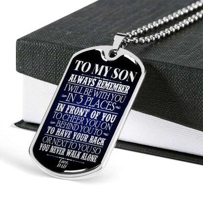 Son Dog Tag, Custom Picture Dog Tag For Son, Gift For Son, Son Necklace, Father And Son Dog Tag-91 Gifts For Son Rakva
