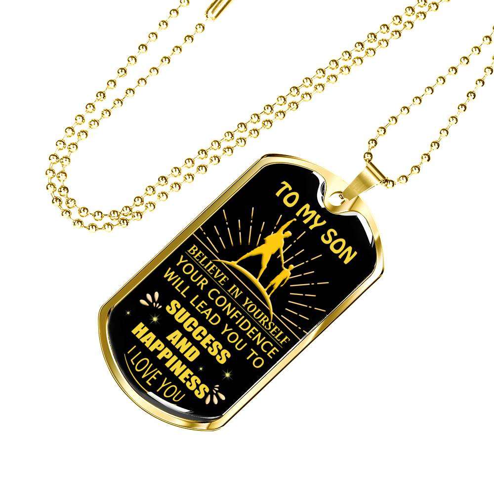 Son Dog Tag, Dog Tag For Son: Gift For Son Dog Tag Necklace-28 Gifts For Son Rakva