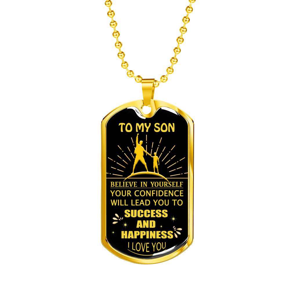 Son Dog Tag, Dog Tag For Son: Gift For Son Dog Tag Necklace-28 Gifts For Son Rakva