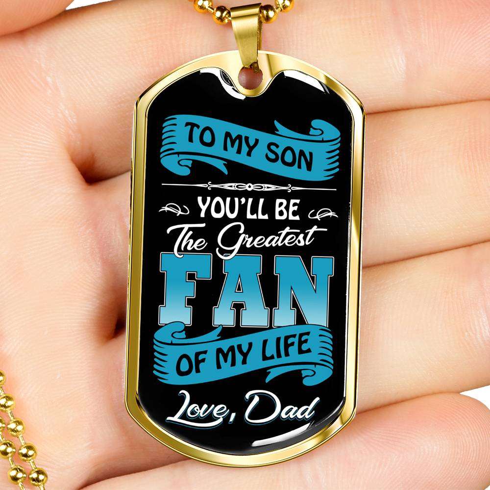 Son Dog Tag, Dog Tag For Son, Gift For Son, Son Necklace, Father And Son Dog Tag-135 Gifts For Son Rakva