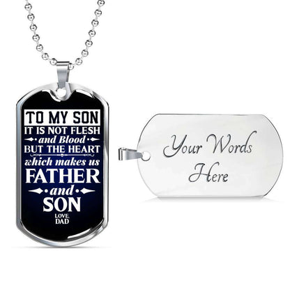 Son Dog Tag, Dog Tag For Son, Gift For Son, Son Necklace, Father And Son Dog Tag-144 Gifts For Son Rakva