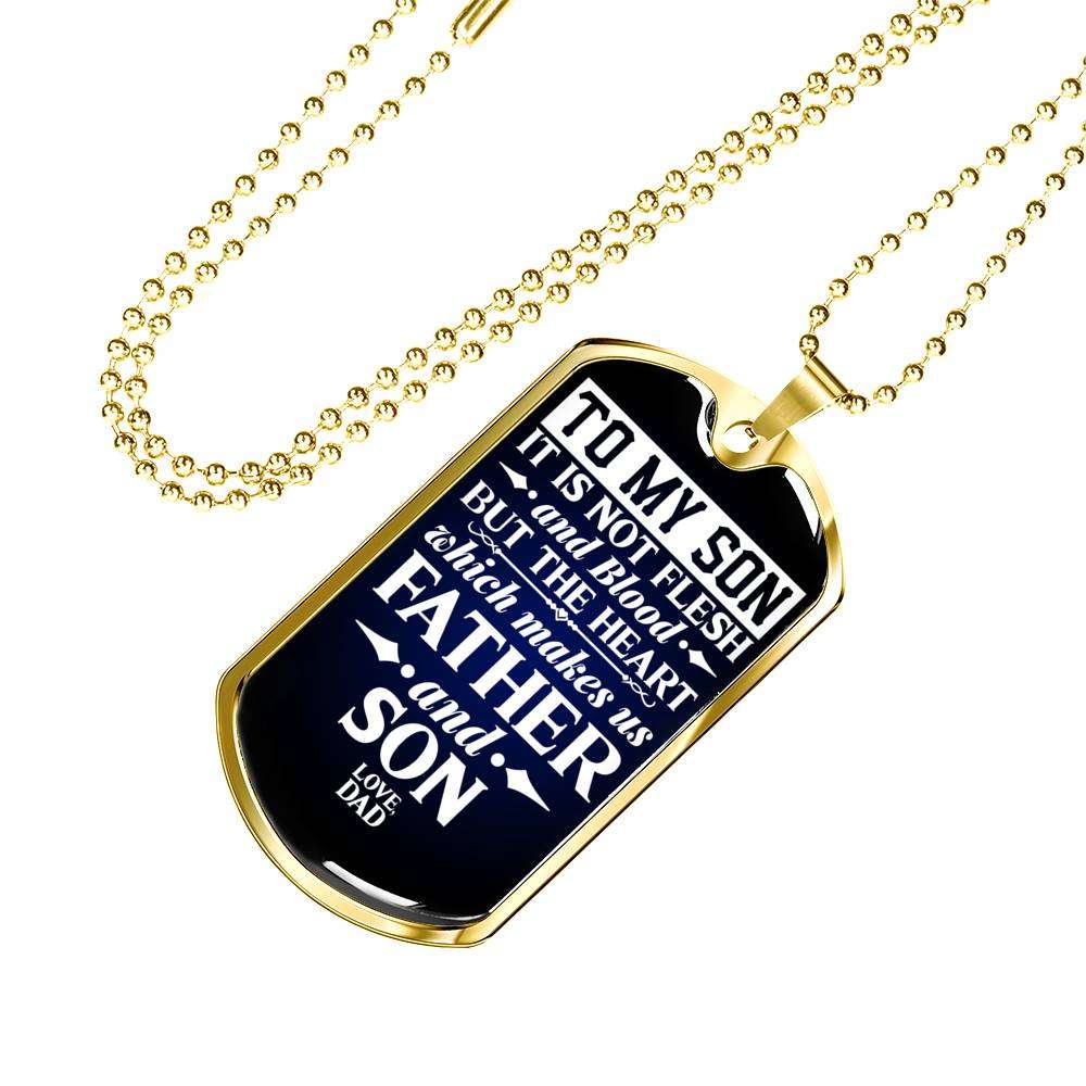Son Dog Tag, Dog Tag For Son, Gift For Son, Son Necklace, Father And Son Dog Tag-144 Gifts For Son Rakva