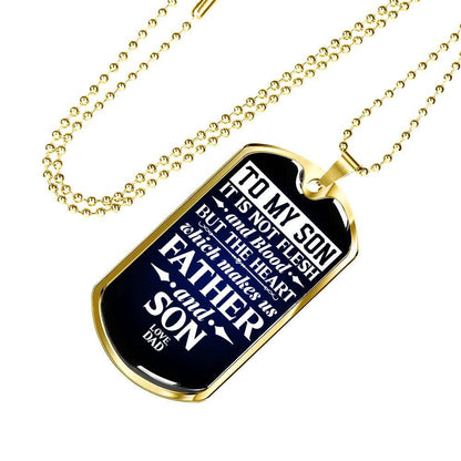 Son Dog Tag, Dog Tag For Son, Gift For Son, Son Necklace, Father And Son Dog Tag-144 Gifts For Son Rakva