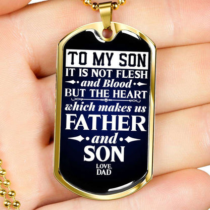 Son Dog Tag, Dog Tag For Son, Gift For Son, Son Necklace, Father And Son Dog Tag-144 Gifts For Son Rakva
