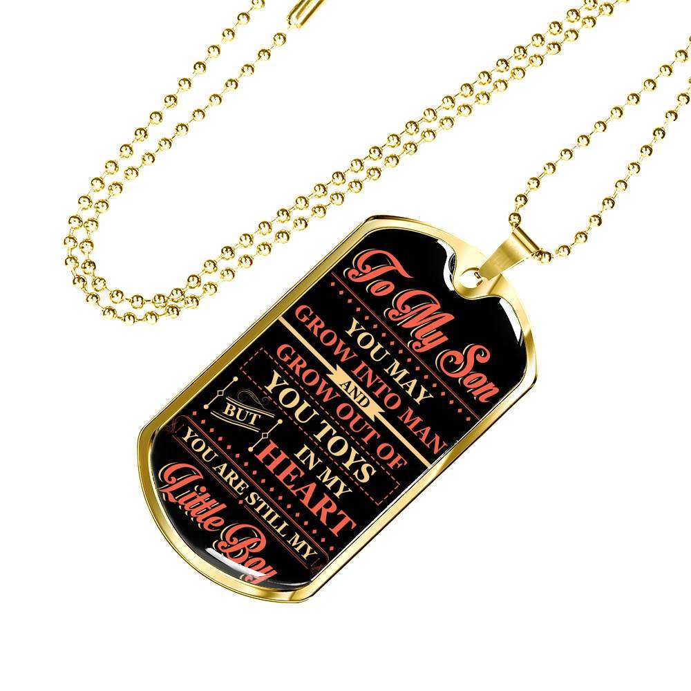 Son Dog Tag, Dog Tag For Son, Gift For Son, Son Necklace, Father And Son Dog Tag-148 Gifts For Son Rakva