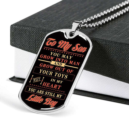 Son Dog Tag, Dog Tag For Son, Gift For Son, Son Necklace, Father And Son Dog Tag-153 Gifts For Son Rakva