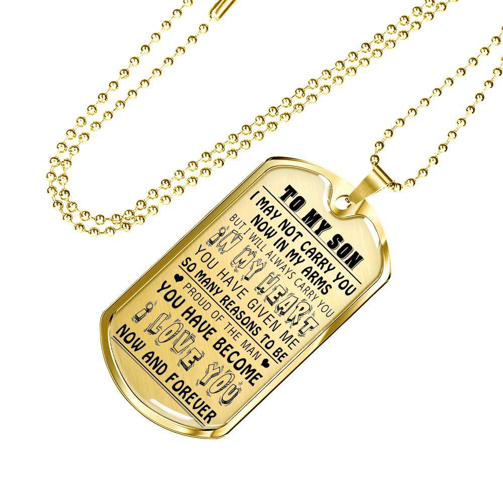 Son Dog Tag, Dog Tag For Son, Gift For Son, Son Necklace, Father And Son Dog Tag-172 Gifts For Son Rakva