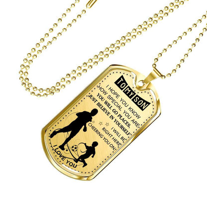 Son Dog Tag, Dog Tag For Son, Gift For Son, Son Necklace, Father And Son Dog Tag-181 Gifts For Son Rakva