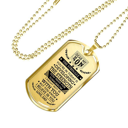 Son Dog Tag, Dog Tag For Son, Gift For Son, Son Necklace, Father And Son Dog Tag-192 Gifts For Son Rakva