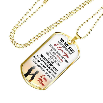 Son Dog Tag, Dog Tag For Son, Gift For Son, Son Necklace, Father And Son Dog Tag-33 Gifts For Son Rakva