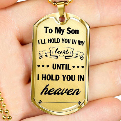 Son Dog Tag, Dog Tag For Son, Gift For Son, Son Necklace, Father And Son Dog Tag-48 Gifts For Son Rakva
