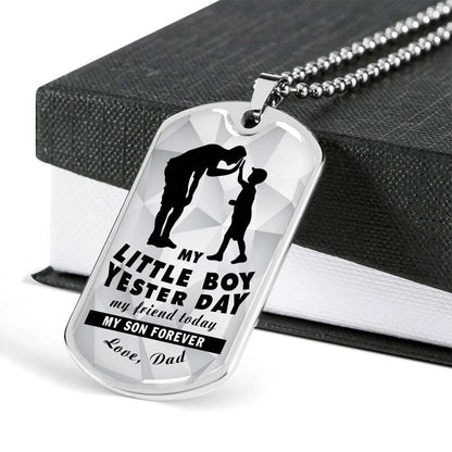 Son Dog Tag, Dog Tag For Son, Gift For Son, Son Necklace, Father And Son Dog Tag-52 Gifts For Son Rakva