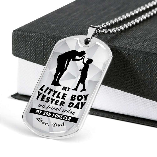 Son Dog Tag, Dog Tag For Son, Gift For Son, Son Necklace, Father And Son Dog Tag-52 Gifts For Son Rakva