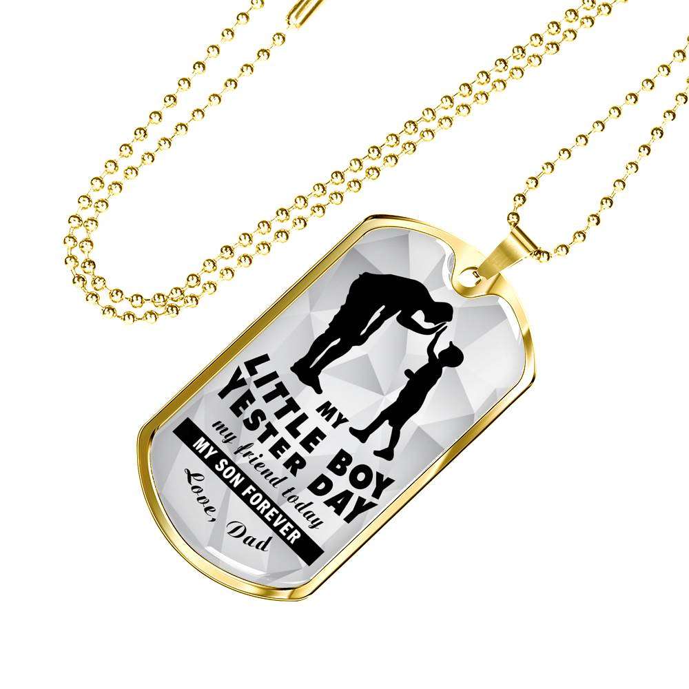 Son Dog Tag, Dog Tag For Son, Gift For Son, Son Necklace, Father And Son Dog Tag-52 Gifts For Son Rakva