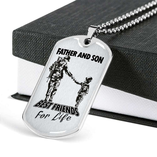 Son Dog Tag, Dog Tag For Son, Gift For Son, Son Necklace, Father And Son Dog Tag-54 Gifts For Son Rakva