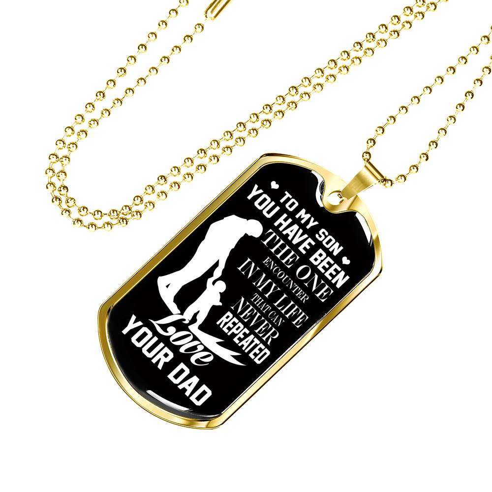 Son Dog Tag, Dog Tag For Son, Gift For Son, Son Necklace, Father And Son Dog Tag-85 Gifts For Son Rakva