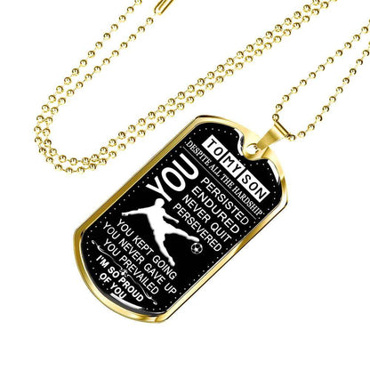 Son Dog Tag, Dog Tag For Son, Gift For Son, Son Necklace, Father And Son Dog Tag-87 Gifts For Son Rakva