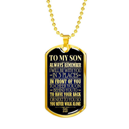 Son Dog Tag, Dog Tag For Son, Gift For Son, Son Necklace, Father And Son Dog Tag-91 Gifts For Son Rakva
