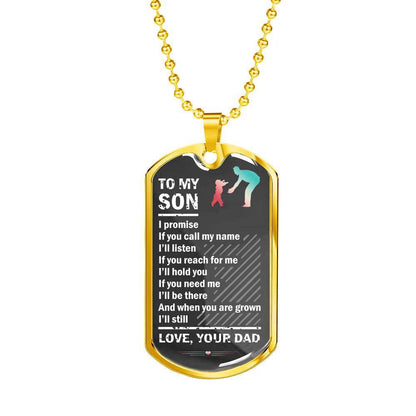 Son Dog Tag, Dog Tag For Son, Necklace Gift For Son, Father And Son Dog Gifts For Son Rakva