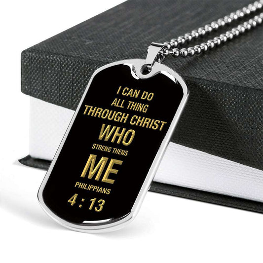 Son Dog Tag, Dog Tag Text Cross, Gift For Son Dog Tag Necklace-1 Gifts For Son Rakva