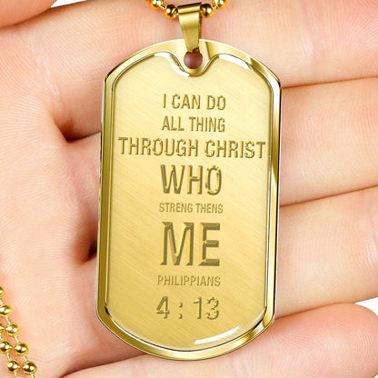 Son Dog Tag, Dog Tag Text Cross, Gift For Son Dog Tag Necklace-4 Gifts For Son Rakva