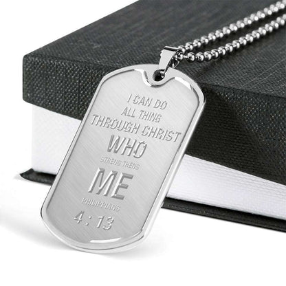 Son Dog Tag, Dog Tag Text Cross, Gift For Son Dog Tag Necklace-5 Gifts For Son Rakva