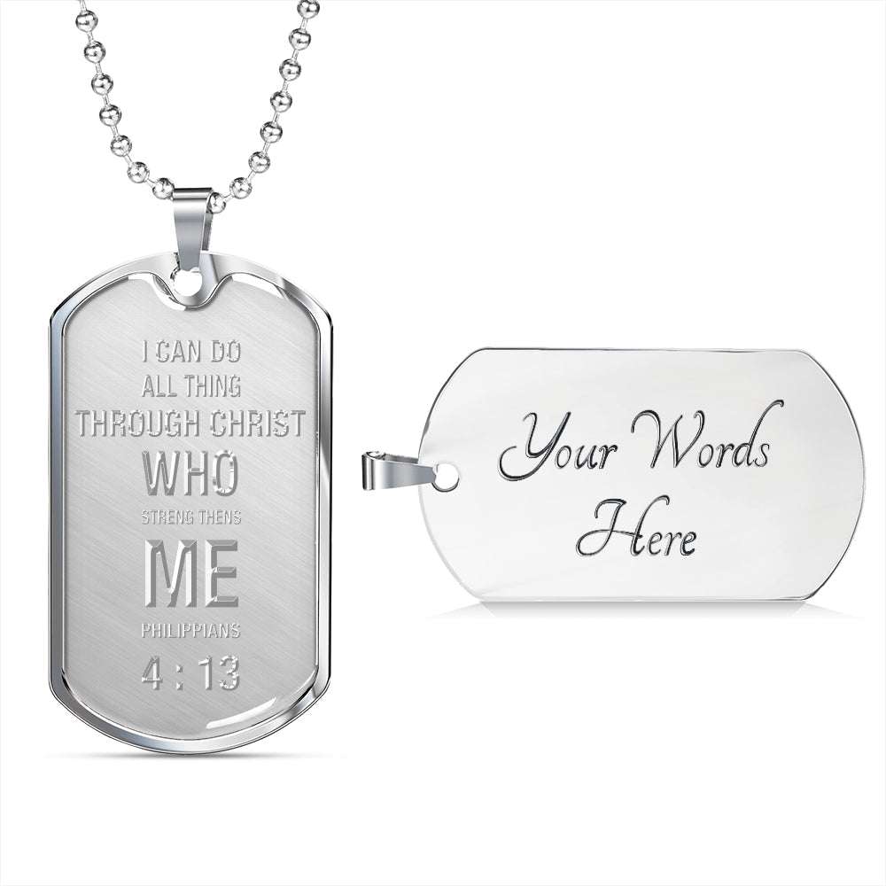 Son Dog Tag, Dog Tag Text Cross, Gift For Son Dog Tag Necklace-5 Gifts For Son Rakva