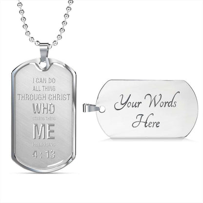 Son Dog Tag, Dog Tag Text Cross, Gift For Son Dog Tag Necklace-5 Gifts For Son Rakva