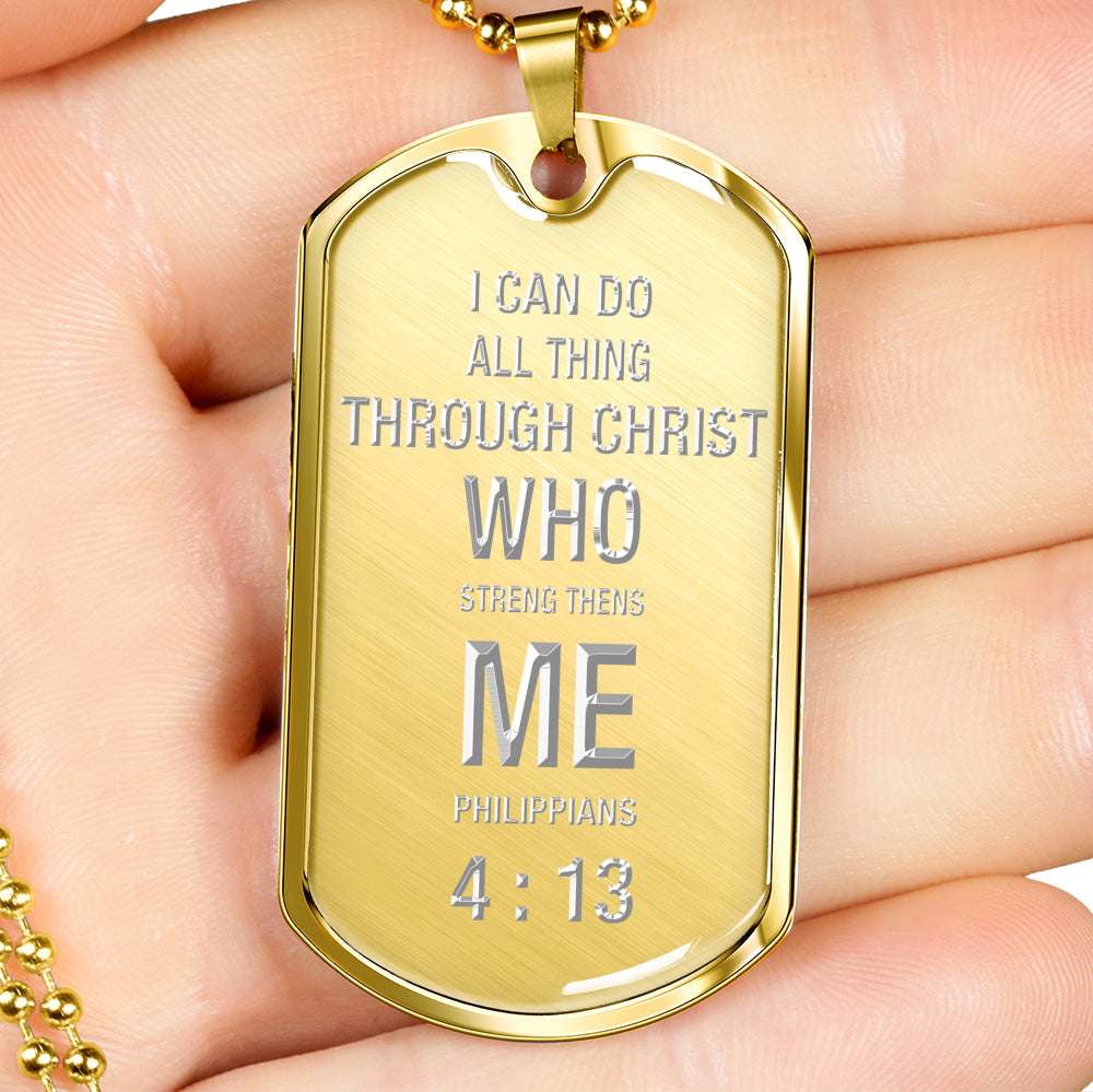 Son Dog Tag, Dog Tag Text Cross, Gift For Son Dog Tag Necklace-5 Gifts For Son Rakva