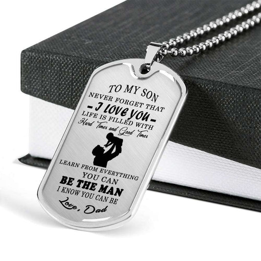 Son Dog Tag, Gift For Son Birthday, Dog Tags For Son, Engraved Dog Tag For Son, Father And Son Dog Tag-101 Gifts For Son Rakva