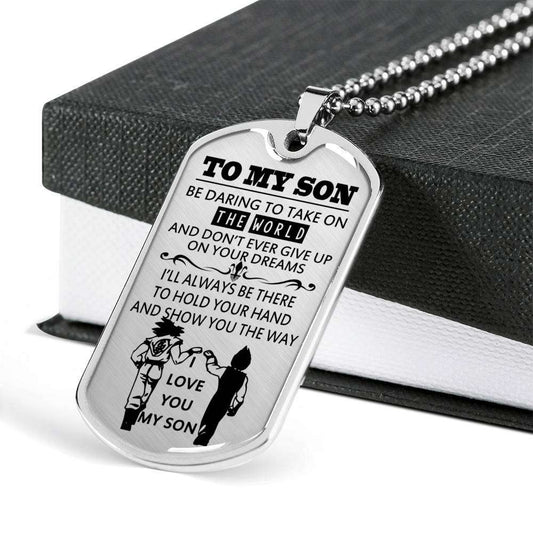 Son Dog Tag, Gift For Son Birthday, Dog Tags For Son, Engraved Dog Tag For Son, Father And Son Dog Tag-102 Gifts For Son Rakva