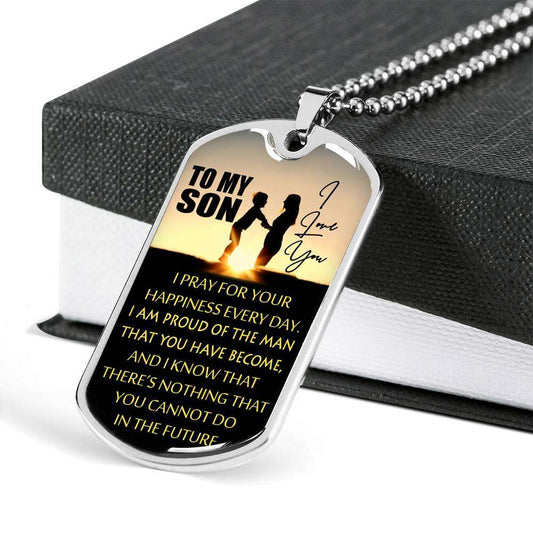 Son Dog Tag, Gift For Son Birthday, Dog Tags For Son, Engraved Dog Tag For Son, Father And Son Dog Tag-11 Gifts For Son Rakva