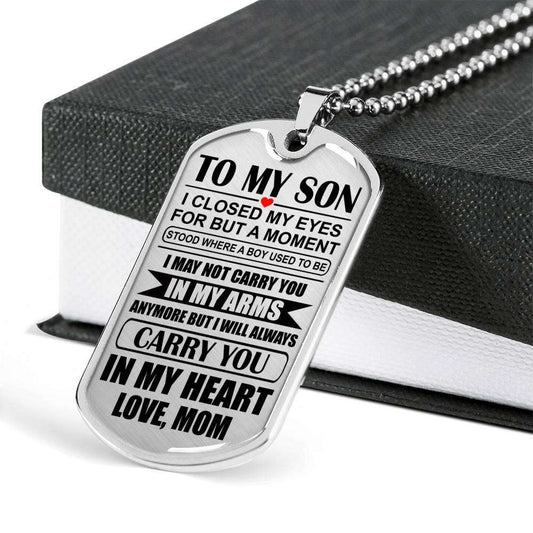 Son Dog Tag, Gift For Son Birthday, Dog Tags For Son, Engraved Dog Tag For Son, Father And Son Dog Tag-127 Gifts For Son Rakva