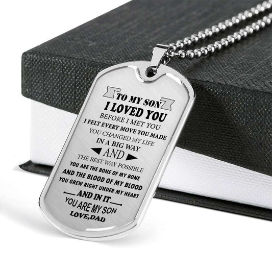 Son Dog Tag, Gift For Son Birthday, Dog Tags For Son, Engraved Dog Tag For Son, Father And Son Dog Tag-130 Gifts For Son Rakva