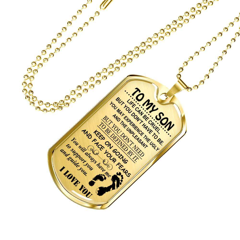 Son Dog Tag, Gift For Son Birthday, Dog Tags For Son, Engraved Dog Tag For Son, Father And Son Dog Tag-146 Gifts For Son Rakva