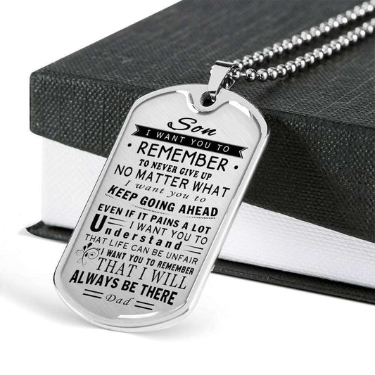 Son Dog Tag, Gift For Son Birthday, Dog Tags For Son, Engraved Dog Tag For Son, Father And Son Dog Tag-164 Gifts For Son Rakva