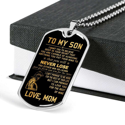 Son Dog Tag, Gift For Son Birthday, Dog Tags For Son, Engraved Dog Tag For Son, Father And Son Dog Tag-17 Gifts For Son Rakva