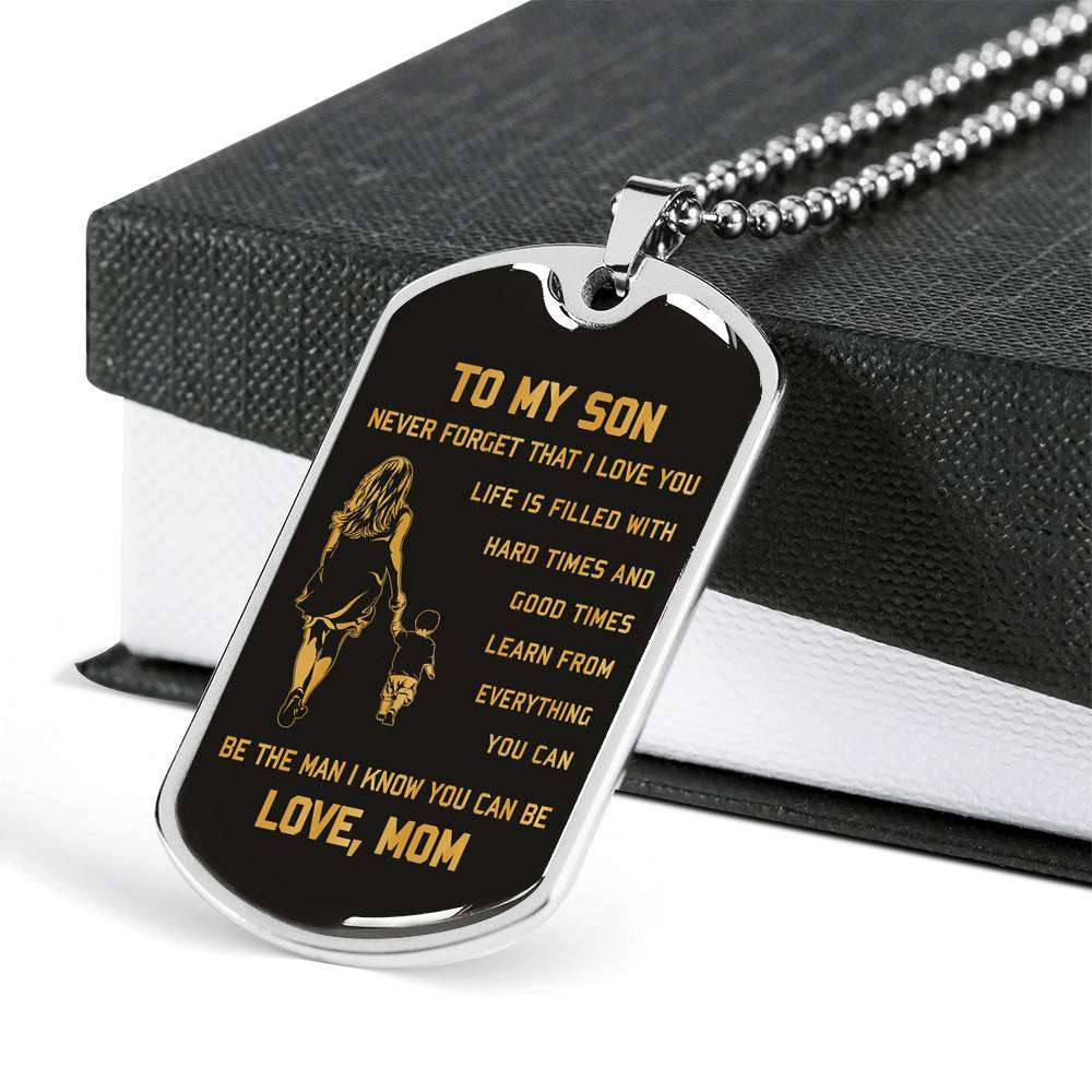 Son Dog Tag, Gift For Son Birthday, Dog Tags For Son, Engraved Dog Tag For Son, Father And Son Dog Tag-20 Gifts For Son Rakva