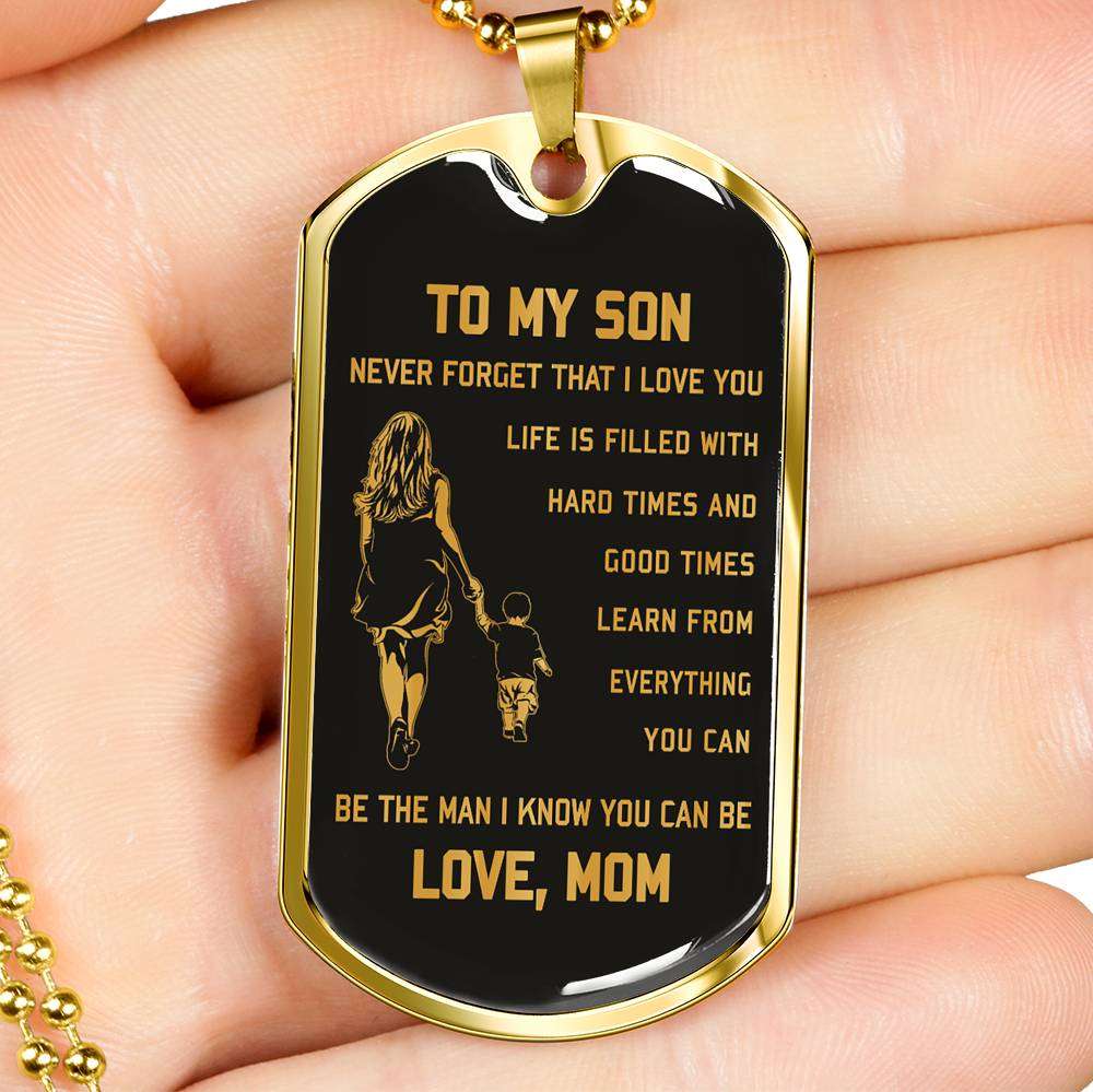 Son Dog Tag, Gift For Son Birthday, Dog Tags For Son, Engraved Dog Tag For Son, Father And Son Dog Tag-20 Gifts For Son Rakva