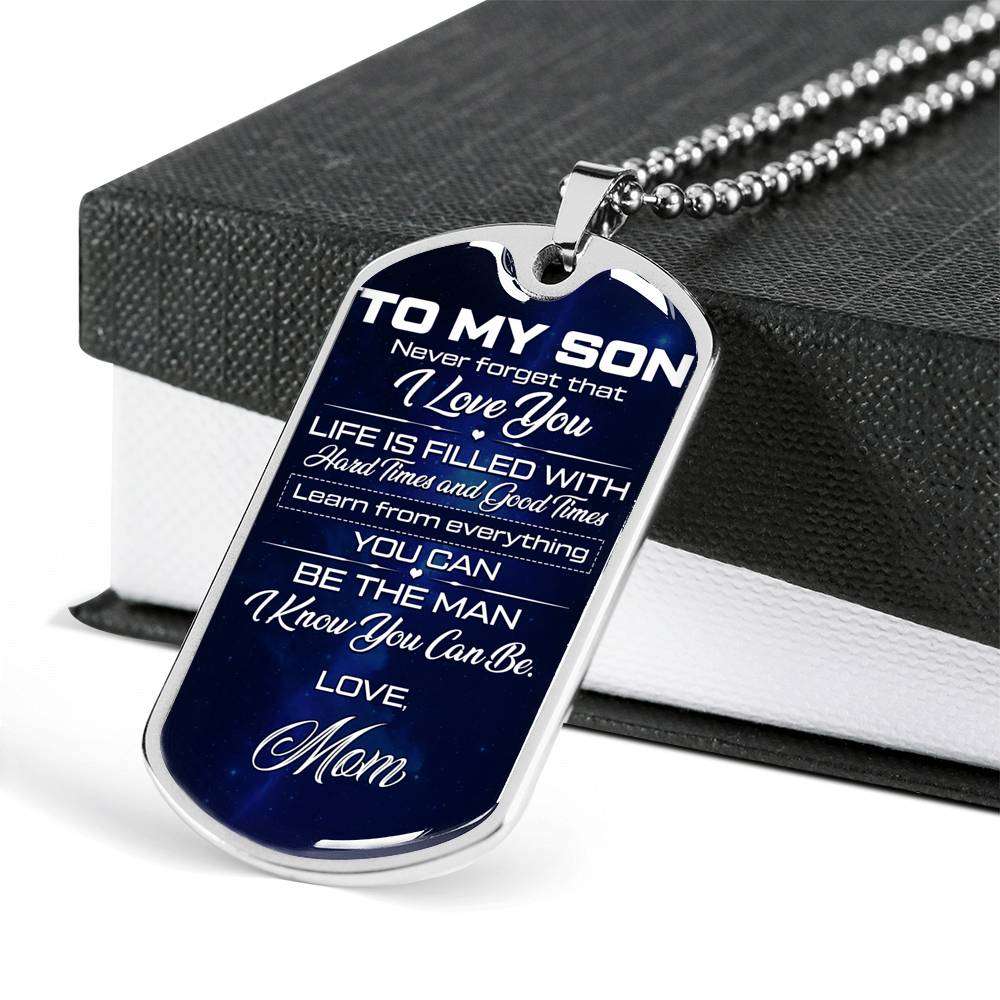 Son Dog Tag, Gift For Son Birthday, Dog Tags For Son, Engraved Dog Tag For Son, Father And Son Dog Tag-25 Gifts For Son Rakva