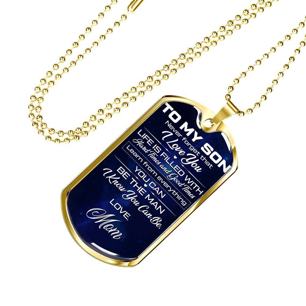 Son Dog Tag, Gift For Son Birthday, Dog Tags For Son, Engraved Dog Tag For Son, Father And Son Dog Tag-25 Gifts For Son Rakva