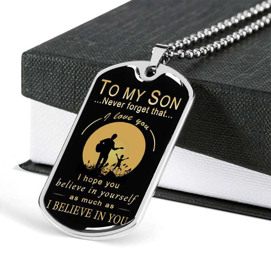 Son Dog Tag, Gift For Son Birthday, Dog Tags For Son, Engraved Dog Tag For Son, Father And Son Dog Tag-32 Gifts For Son Rakva