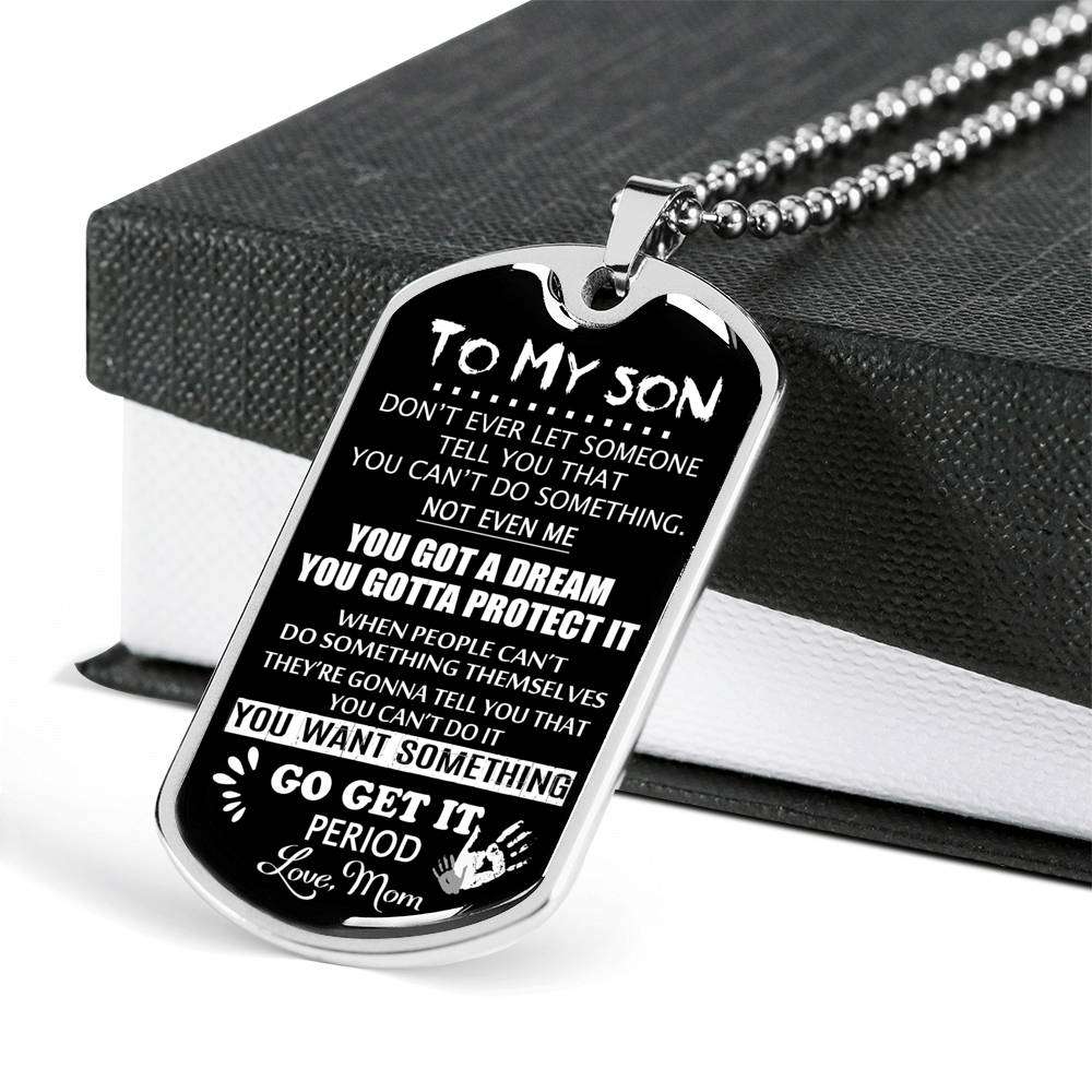 Son Dog Tag, Gift For Son Birthday, Dog Tags For Son, Engraved Dog Tag For Son, Father And Son Dog Tag-41 Gifts For Son Rakva
